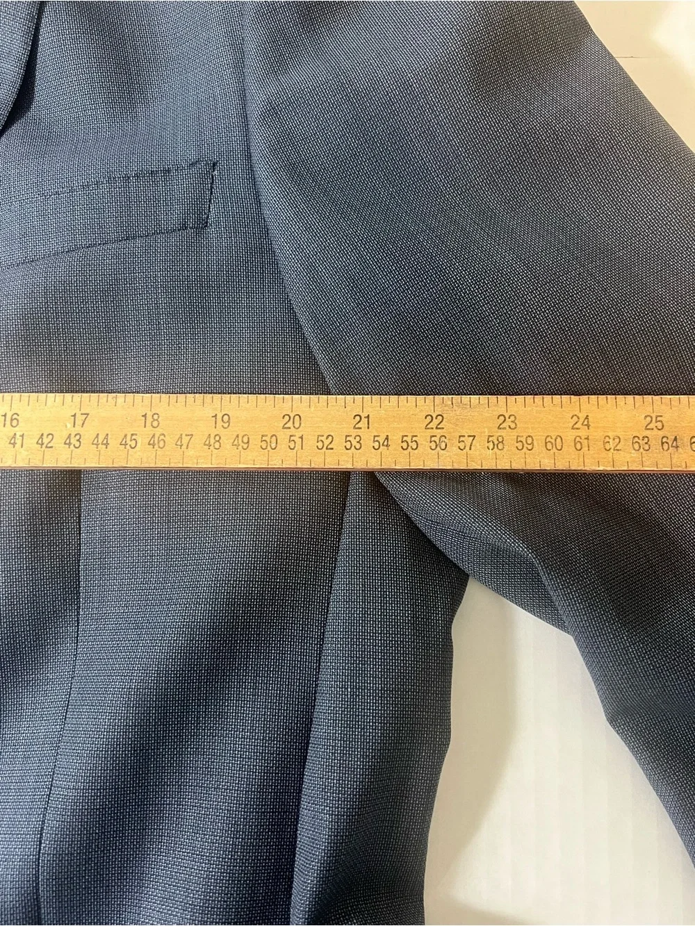 Hart Schaffner Marx Men's Dark Blue Two-Button Sport Coat